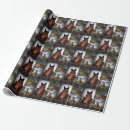 Recherche de chevaux papier cadeau Collage