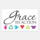 Recherche de grâce autocollants Paix
