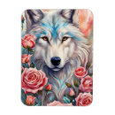 Recherche de tête de loup magnets Loups