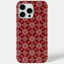 Zoek naar elegant bloemenpatroon iphone hoesjes Rood
