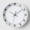 Recherche de peu horloges Blanc