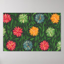 Zoek naar chrysanten posters Florvormig patroon