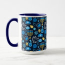 Recherche de symboles juifs tasses Menorah