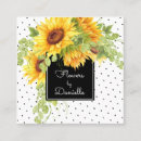 Recherche de fleur jaune cartes visite Fleurs