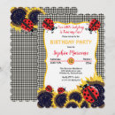 Zoek naar ladybug 1st birthday uitnodigingen Baby girl