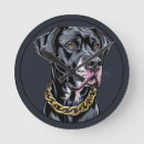 Zoek naar zwarte hond klokken Huisdier