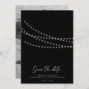 Recherche de string lights save the dates Élégant