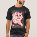 Recherche de chat psychédélique tshirts Vintage