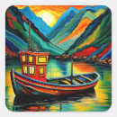 Zoek naar fjorden stickers Natuur