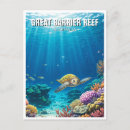 Recherche de mer de corail cartes postales Tortue