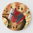 Recherche de accordéon horloges Instrument de musique