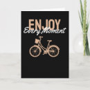 Recherche de modèle de bicyclette vœux cartes Cycliste
