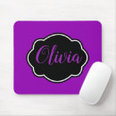 Recherche de fuchsia tapis souris Violet