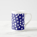 Recherche de points bleus tasses Motif