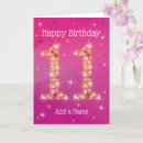 Recherche de 11 ans vœux cartes Onze