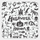 Recherche de chat halloween autocollants Parti