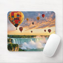 Recherche de montgolfière tapis souris Coucher de soleil