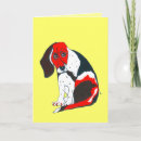 Recherche de chien de beagle vœux cartes Pour lui