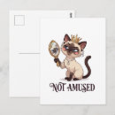 Recherche de impertinent cartes postales Chat drôle