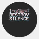 Recherche de silencer autocollants Musicien