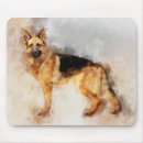 Recherche de chien berger allemand tapis souris Portrait