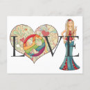 Recherche de fleur hippie cartes postales Coloré