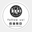 Recherche de réseau social autocollants Entreprise