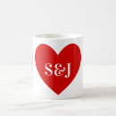 Recherche de forme de coeur tasses Jour des valentines