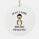 Zoek naar schattige pinguïn ornamenten Meisje