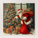 Recherche de vintage santa claus puzzles Xmas