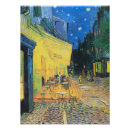 Recherche de terrasse de café la nuit posters Impressionniste