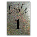 Recherche de silver numbers table mariage table cartes Élégant
