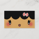 Recherche de dessin de fille cartes visite Maquillage
