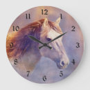 Recherche de tête de cheval horloges Visage