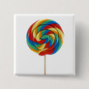 Zoek naar snoepjes buttons Lolly