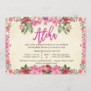 Recherche de luau baby shower invitations Floral