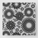 Recherche de motif noir et blanc horloges Pour elle