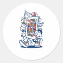 Zoek naar speelkaarten stickers Koningin