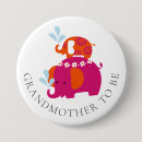 Recherche de baby shower éléphant badges Mignon