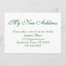 Recherche de coordonnateur invitations Changement d'adresse