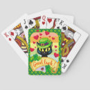 Recherche de lutins jeux de cartes Irlandais