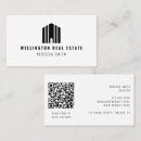 Recherche de agent immobilier cartes visite Code qr