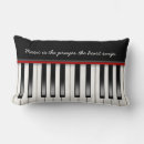Recherche de musique piano coussins Blanc