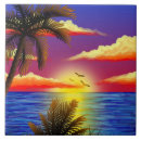Recherche de beau coucher du soleil carreaux Tropical