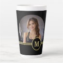 Recherche de signature tasses Noir et or