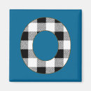 Recherche de motif noir et blanc magnets En vichy