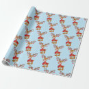 Recherche de rudolph papier cadeau Renne