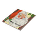 Recherche de noël vintage carreaux Santa claus