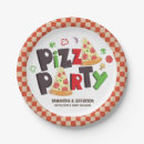 Recherche de pizza assiettes en papier Fromage