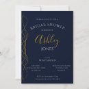 Zoek naar elegant gold bridal shower invitations Kalligrafie
